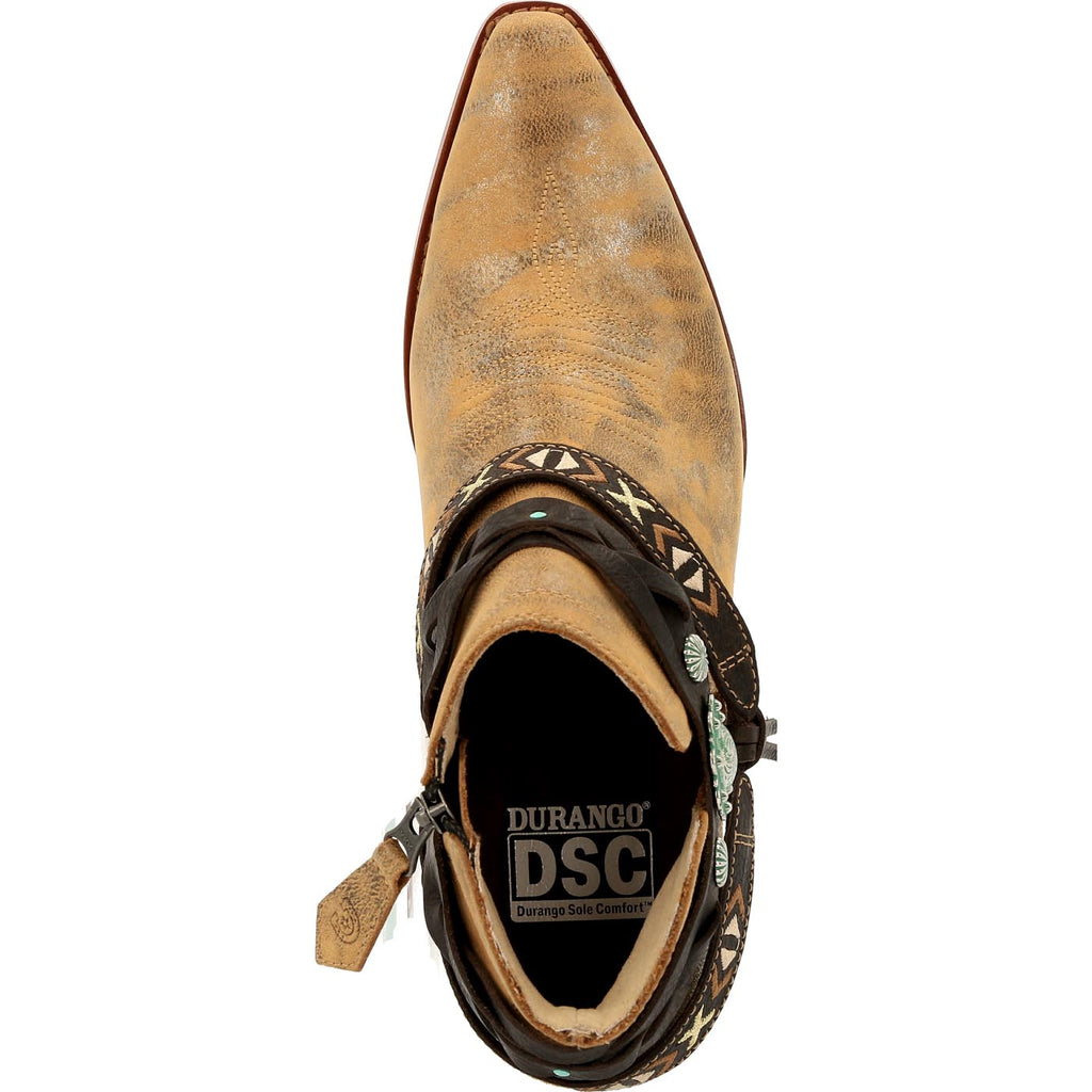 Crush by Durango® Women's Antique Silver Western Bootie