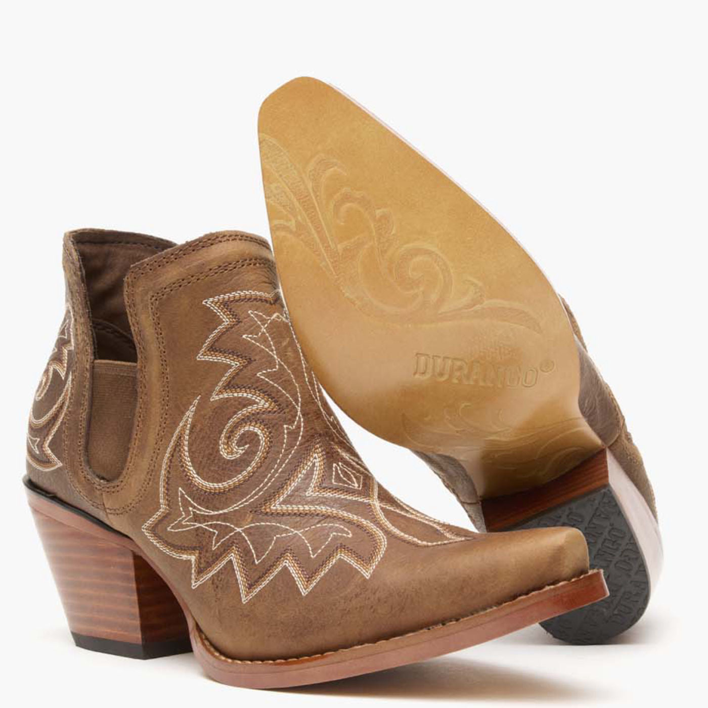 Crush by Durango® Women's Coffee Brown Western Fashion Bootie