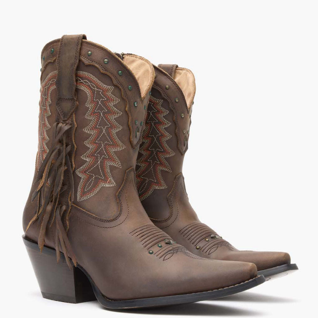 Crush by Durango® Women's Roasted Pecan Bootie Western Boot