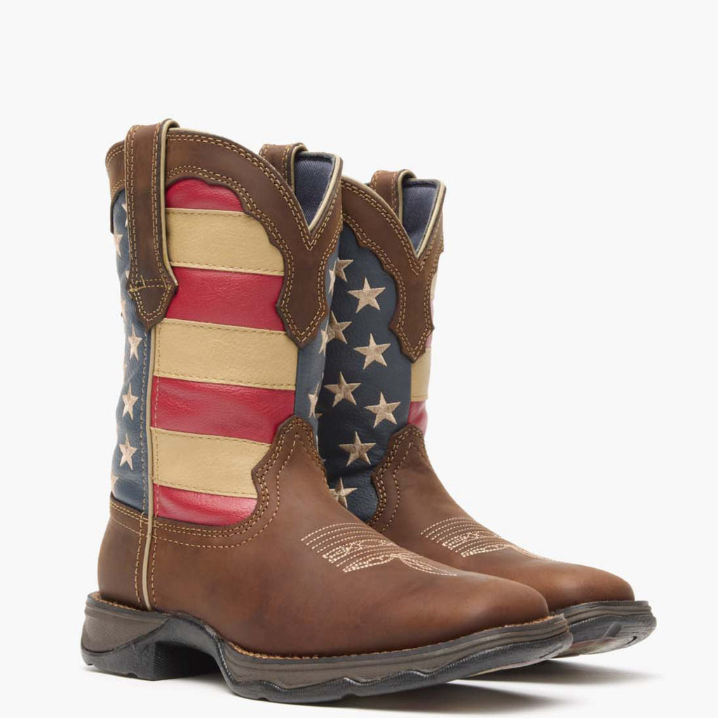 Lady Rebel by Durango® Patriotic Women's Pull-On Western Flag Boot