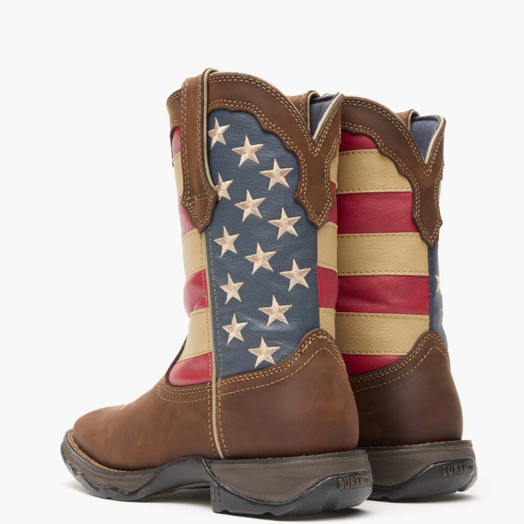Lady Rebel by Durango® Patriotic Women's Pull-On Western Flag Boot